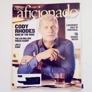 🍭7/$15 Cigar Aficionado Magazine March/April 2026 Cody Rhodes